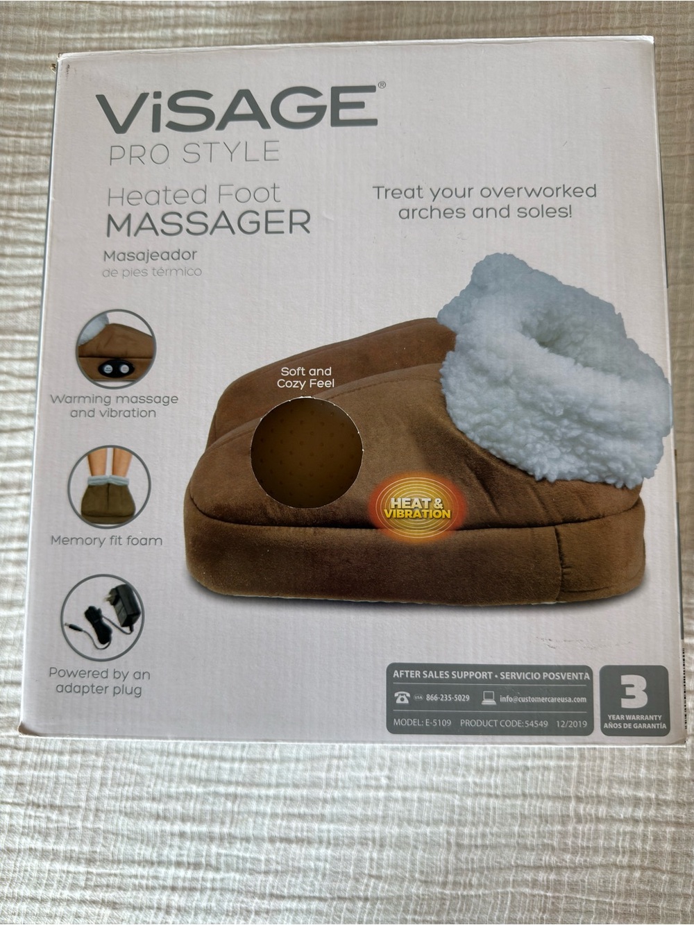 ViSage Pro Style Heated Foot Warmer and Massager
